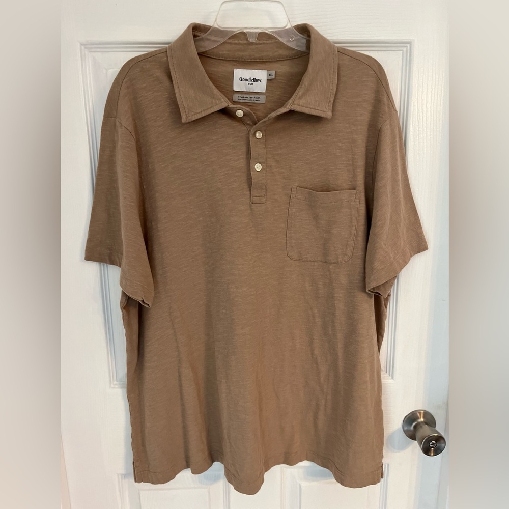 Goodfellow & Co Big & Tall Tan Polo Shirt
